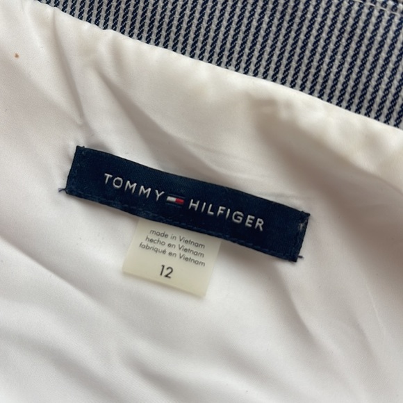✌️ for 20! Tommy Hilfiger Blue and White Striped Blazer - Picture 7 of 9